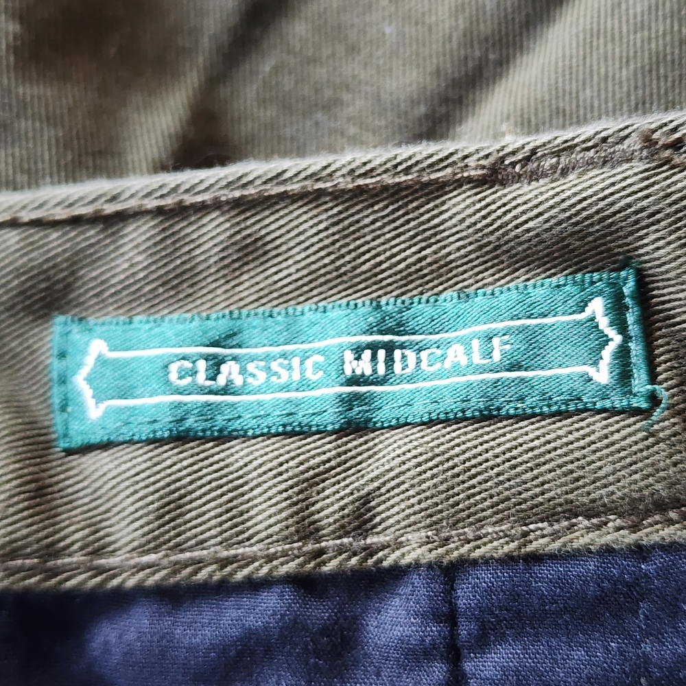Lauren Jeans Company Ralph Lauren Classic Midcalf pants Green - Picture 8 of 8